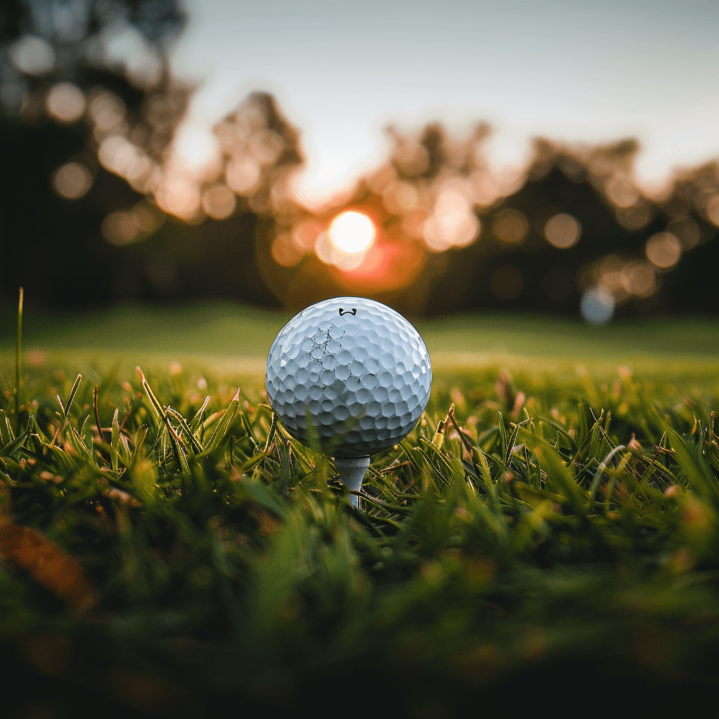 What is a Mulligan in Golf - golf ball on the tee image