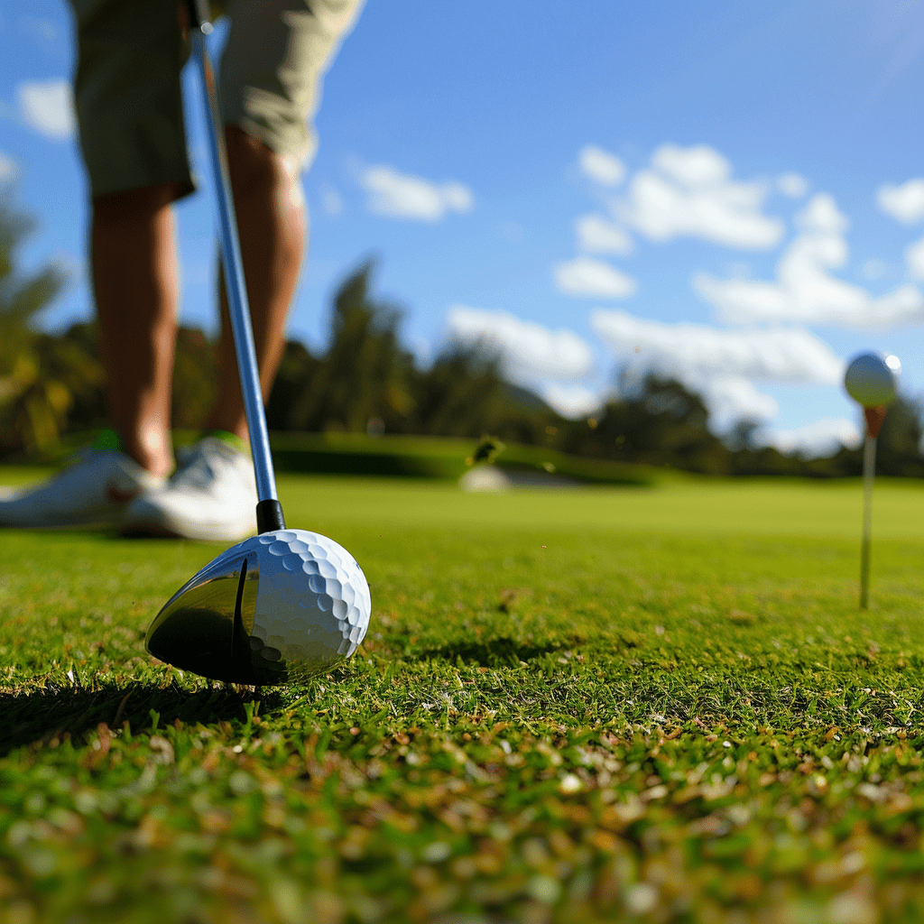 golf ball in course image - How Many Dimples on a Golf Ball